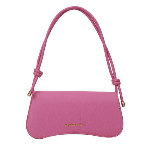Summer Minimalist PU Underarm Bag Chic Solid Color Square Shoulder Purse Versatile Crossbody Tote For Women Elegant Office