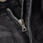 New High Street Washed Broken Cashew Flower Slim Casual Men's Jeans
