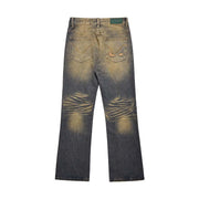 Men's All-match Leisure Washed-out Jeans