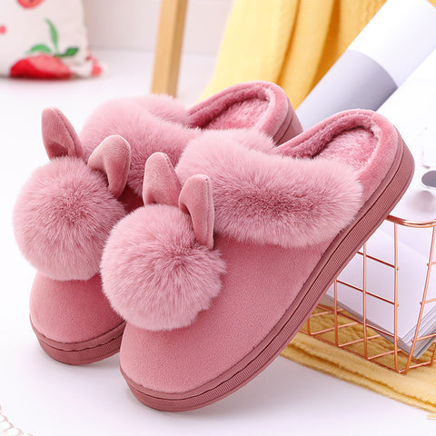 Cute Cartoon Ball Ball Rabbit Ears Women&