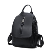 Anti-theft Backpack Ladies Multi-compartment Leather Backpack