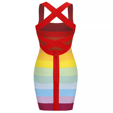 Design Sense Sleeveless Halter Color Women&