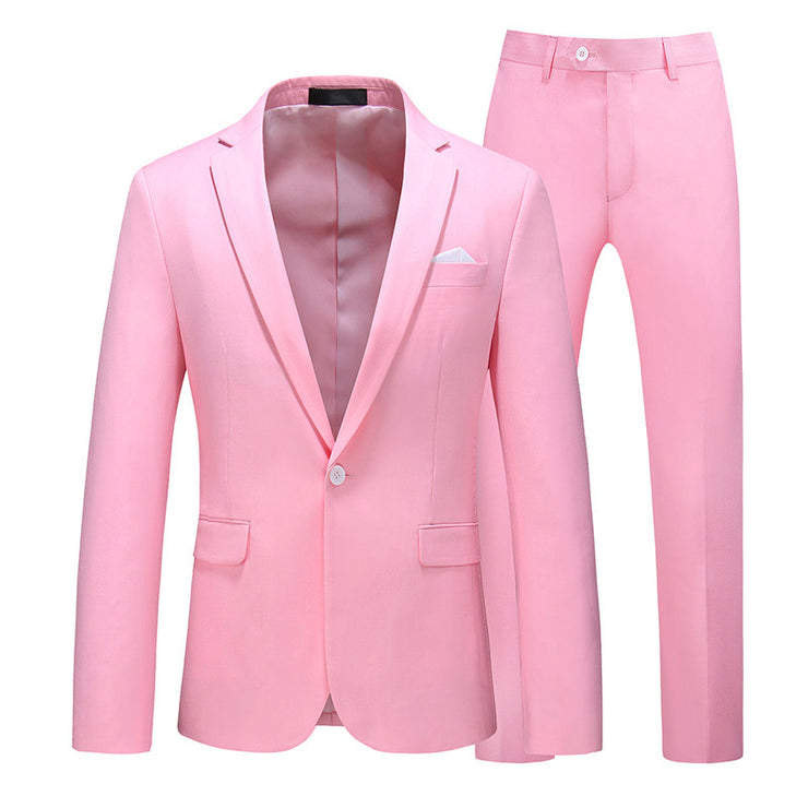 Multi-Color Two-piece Suit Men&