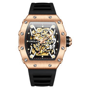 Automatic Mechanical Watch Men's Silicone Band Fashion Sports Waterproof