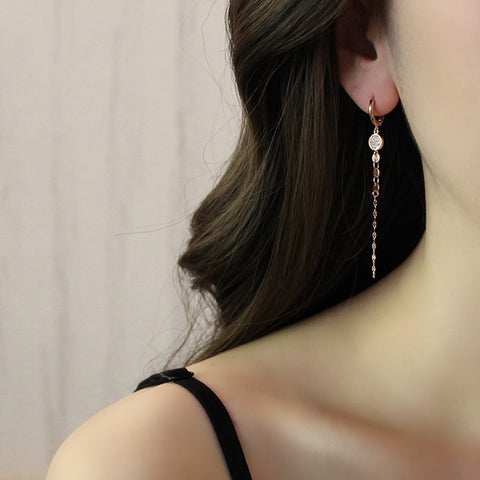 Circle Earrings Have A High-end And Atmospheric Temperament