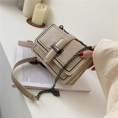 Fashion All-match Chain One-shoulder Messenger Small Square Bag