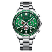 Men's Waterproof Calendar Steel Belt Quartz Watch