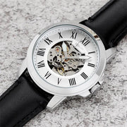 Men's Transparent Mechanical Automatic Casual Watch