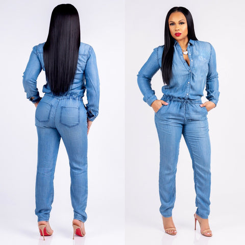 Lace-up Jeans Women&