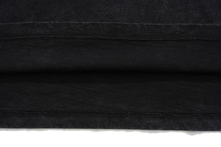 American Fashion Brand Washed And Worn Short Sleeve