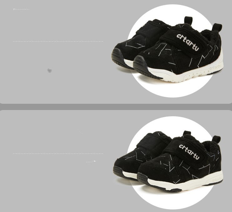 Boy's sports shoes breathable girls cotton shoes