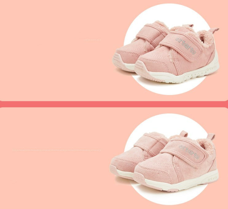 Boy's sports shoes breathable girls cotton shoes