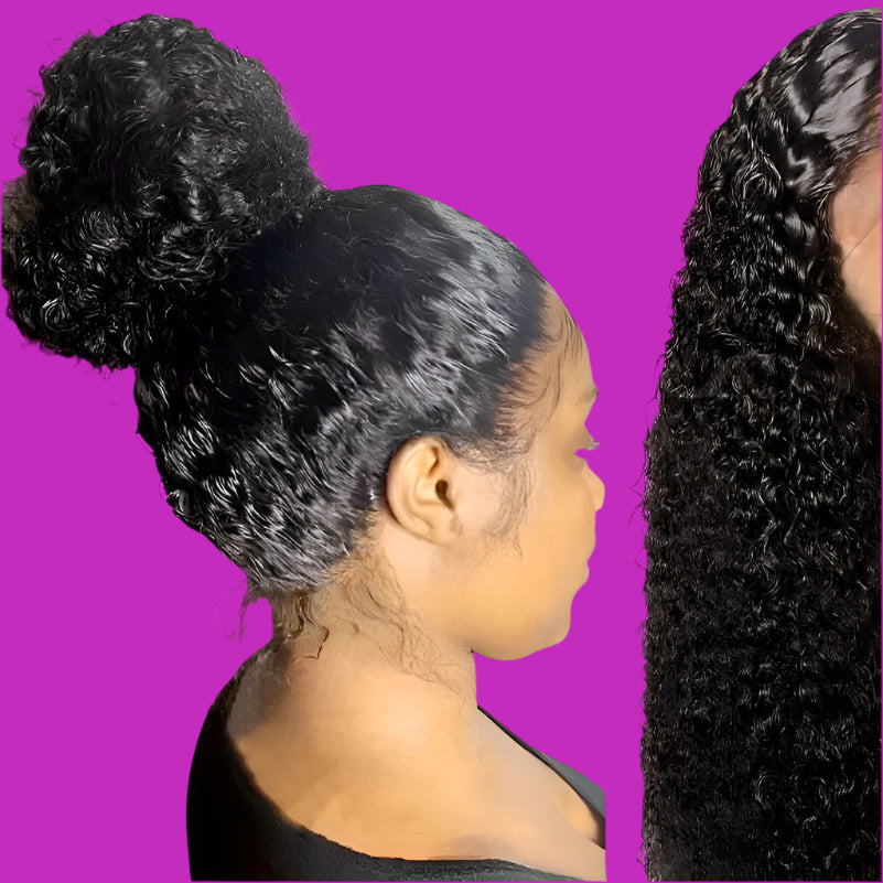 250 Density 360 Full Hd Lace Front Human Hair Wig Pre Plucked 30 Inch Glueless Wig 13X6 Deep Curly Wave Frontal Wig Human Hair