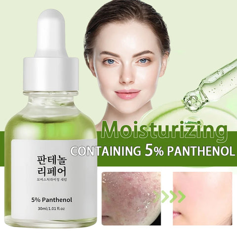 Korean 5% Panthenol Calming Serum Green Tea Essence Soothing Moisturizing For Sensitive Acne Prone Daily SkinCare Beauty Product