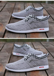 2025 New Arrival Canvas Shoes Men Spring Summer Casual Canvas Shoes For Men Flats Men Shoes Driving Sneakers Men Shoes