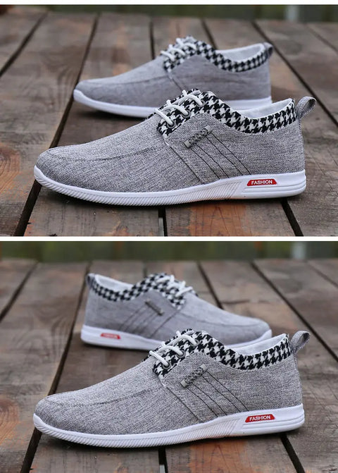 2025 New Arrival Canvas Shoes Men Spring Summer Casual Canvas Shoes For Men Flats Men Shoes Driving Sneakers Men Shoes