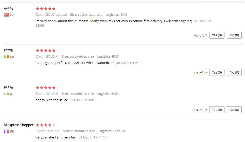 200pcs Custom Logo bags Gold shopping tote bags with logo Non woven bags Silvery clothes bags Shoes bags Three size