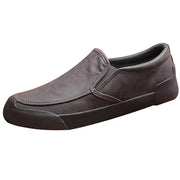Fashion Leather Men Shoes Casual Flat Men Shoes Waterproof Breathable Loafers Men High Quality Moccasins Comfortable Hot Sale