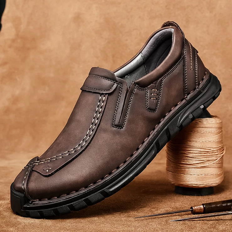 Nougxm Men Shoes Slip On Loafers Spring Autumn Comfortable Fashion designer Casual Leather Men Shoes