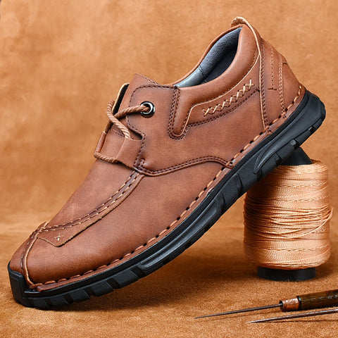 Nougxm Men Shoes Slip On Loafers Spring Autumn Comfortable Fashion designer Casual Leather Men Shoes