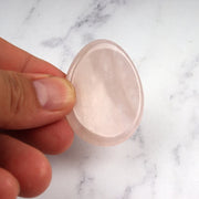 Face Gua Sha Tool Worry Thumb Stone Palm Gemstone Rose Quartz Hand Massage Skin Care Body Natural Crystal Mineral Beauty Product