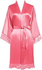 Women Sexy Imitation Ice Silk Sleepwear Ladies Sleepwear Hot Sale Half Sleeve Nightgowns Sleepwear Nightdresses