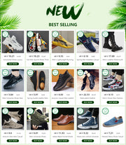 Fashion Leather Men Shoes Casual Flat Men Shoes Waterproof Breathable Loafers Men High Quality Moccasins Comfortable Hot Sale