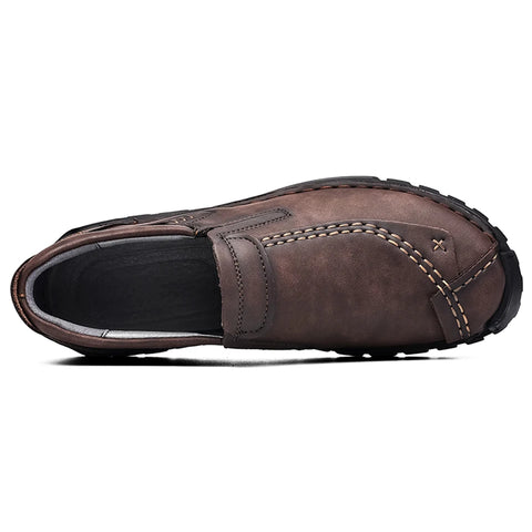 Nougxm Men Shoes Slip On Loafers Spring Autumn Comfortable Fashion designer Casual Leather Men Shoes