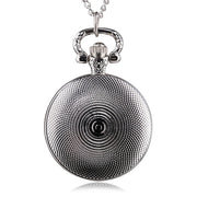 Fashion Movie Theme Flower Pattern Pocket Watch Women Children Pendant Necklace Jewelry Watches Gift