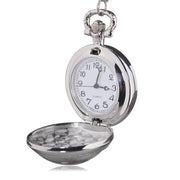Fashion Movie Theme Flower Pattern Pocket Watch Women Children Pendant Necklace Jewelry Watches Gift