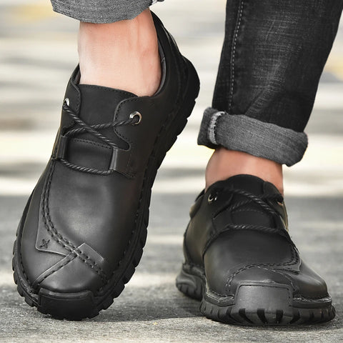 Nougxm Men Shoes Slip On Loafers Spring Autumn Comfortable Fashion designer Casual Leather Men Shoes