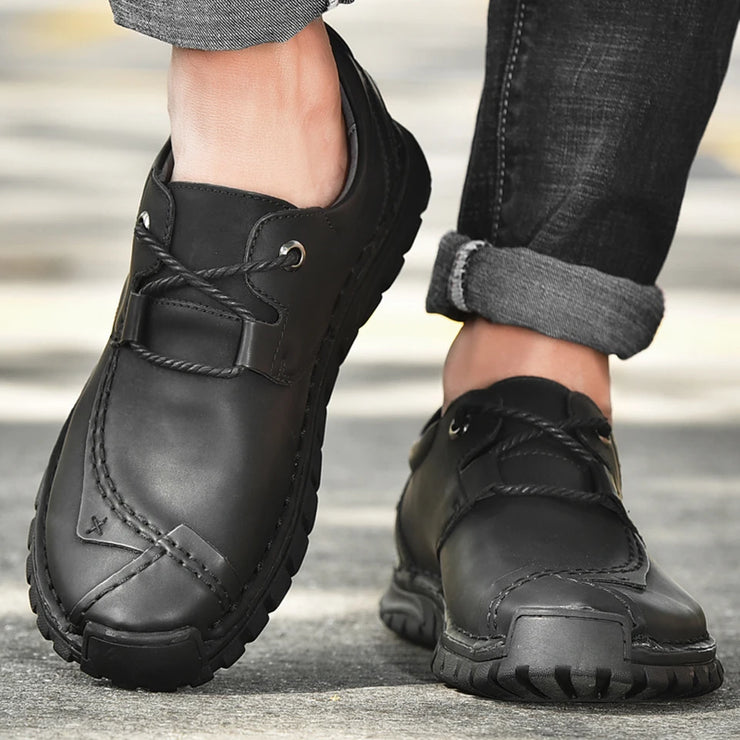 Nougxm Men Shoes Slip On Loafers Spring Autumn Comfortable Fashion designer Casual Leather Men Shoes