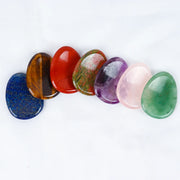 Face Gua Sha Tool Worry Thumb Stone Palm Gemstone Rose Quartz Hand Massage Skin Care Body Natural Crystal Mineral Beauty Product