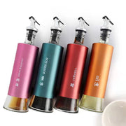 Kitchen Glass Oil Bottle Leak-proof Seasoning Storage Bottle