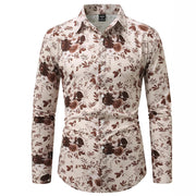 Men's Long-sleeved Shirt Spring And Autumn New