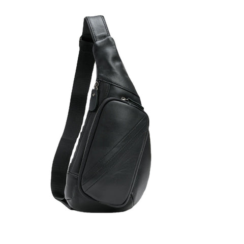 Casual Cowhide Crossbody Genuine Leather Chest Bag For Men
