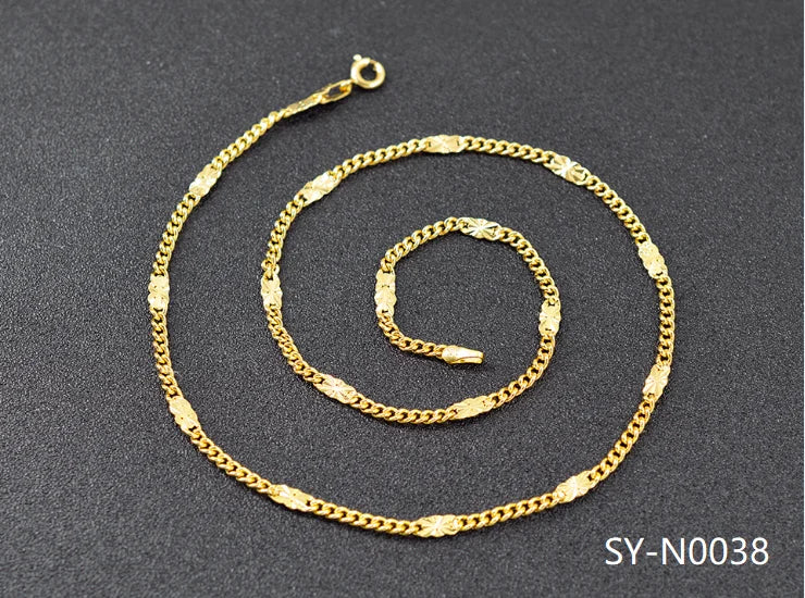 ZEA Dear Jewelry Bohemia Jewelry Link Chain Necklace For Women High Quality Copper Jewelry For Engagement Dubai Jewelry Findings