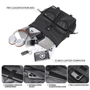 Fashion Casual Men Roll Top Shoulder Messenger Bag Large Size Outdoor Cycling Crossbody Side Bags Male Urban Trend Daypack