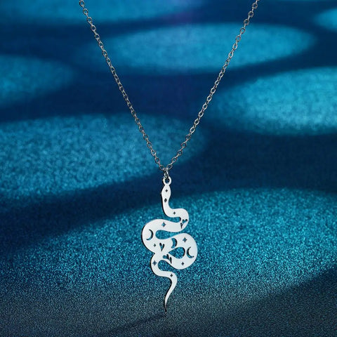 Kinitial Janeiro stainless steel snake jewelry, snake pendant, snake jewelry, snake jewelry mystery jewelry necklace wholesale