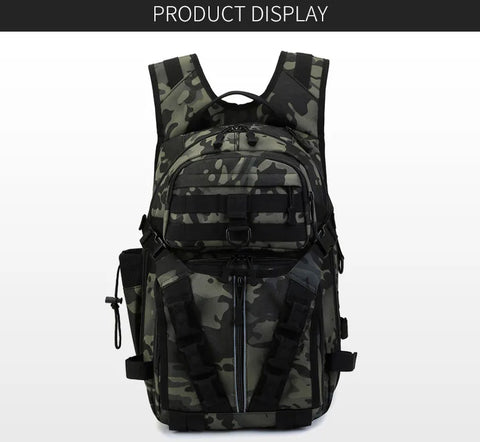 Men Fishing Lure Rod Box Bag Camping Climbing Backpack Hunting Multi-function Military Tactical Men Bags Fishing Shoulder Bag