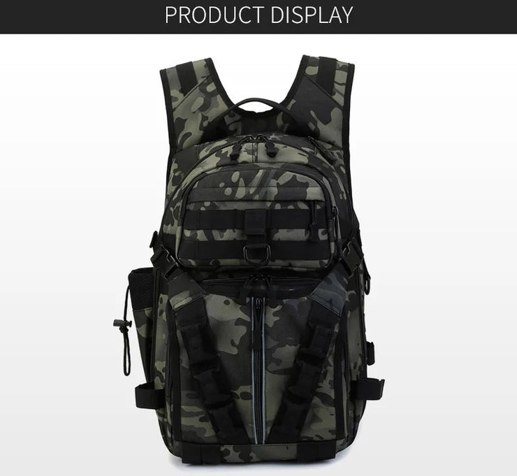 Men Fishing Lure Rod Box Bag Camping Climbing Backpack Hunting Multi-function Military Tactical Men Bags Fishing Shoulder Bag