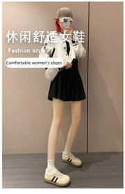Women's Shoes Autumn New Fashion Trend Casual Shoes Wide Toe Soft Comfortable Flat Shoes Outdoor Casual Sports Shoes