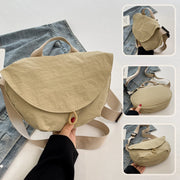 Bags Women's Fashion Dumpling Bags Commuting Crossbody Bags Versatile Canvas Bags Tote Bags Student School Bags Women's Bags Mob
