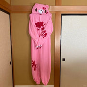 Gloomy Bear Character Peripheral Pink Jumpsuit Winter Sleepwear Home Outfit Kawaii Black Couple Sleepwear