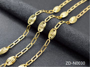 ZEA Dear Jewelry Bohemia Jewelry Link Chain Necklace For Women High Quality Copper Jewelry For Engagement Dubai Jewelry Findings