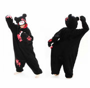 Gloomy Bear Character Peripheral Pink Jumpsuit Winter Sleepwear Home Outfit Kawaii Black Couple Sleepwear