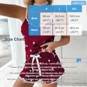 Summer Sleepwear Women Sleepwear Sleeveless Shorts Set 2 PieceS Lace Sleepwear Vest Sleeping Home Clothes New Valentine's Gift