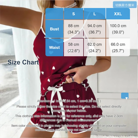 Summer Sleepwear Women Sleepwear Sleeveless Shorts Set 2 PieceS Lace Sleepwear Vest Sleeping Home Clothes New Valentine&