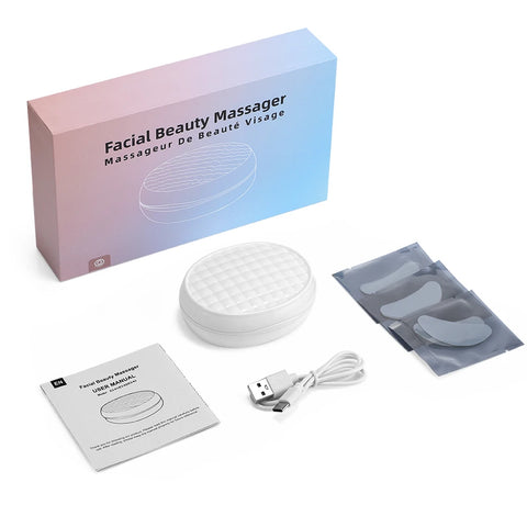 EMS Electric Eye Massager for Women Home Use Beauty Product with Light Therapy for Eye Massage Reduce Fine Lines, Dark Circles