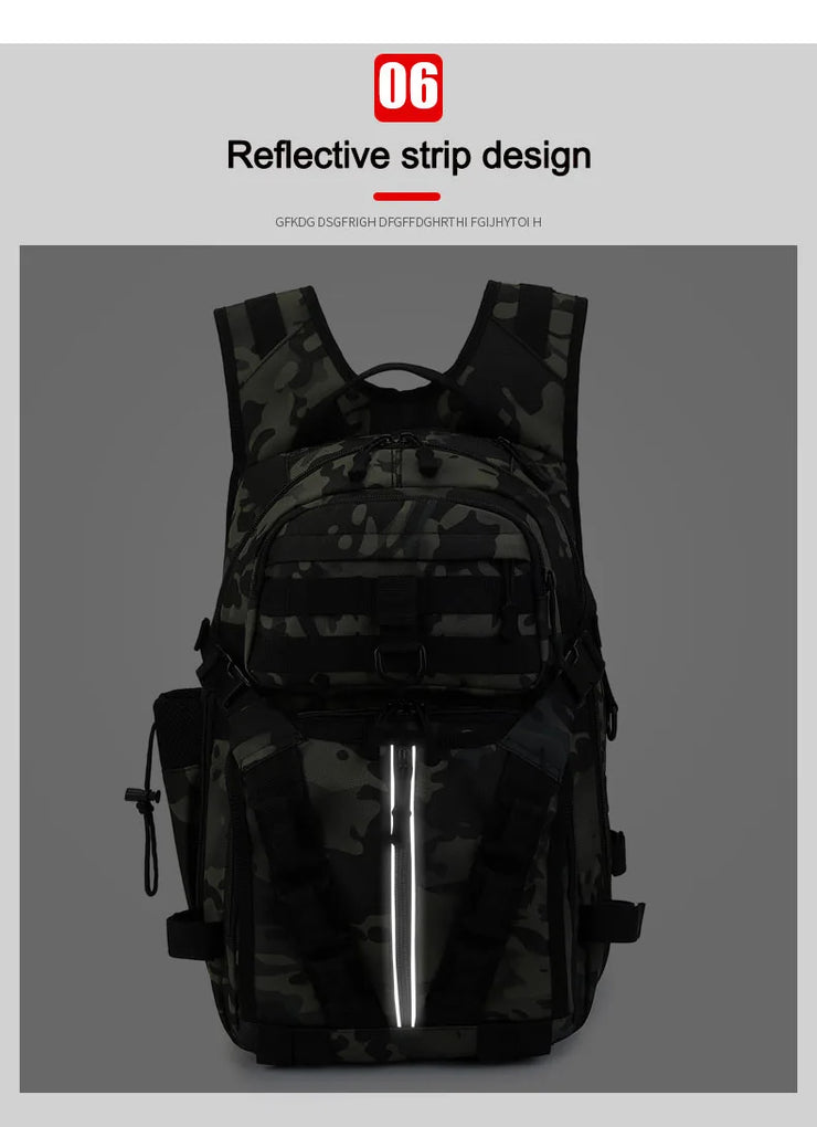 Men Fishing Lure Rod Box Bag Camping Climbing Backpack Hunting Multi-function Military Tactical Men Bags Fishing Shoulder Bag